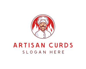 Fire Chef Restaurant  logo design