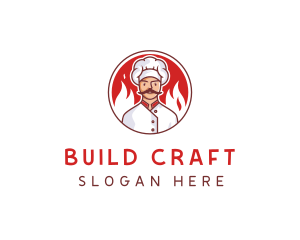 Fire Chef Restaurant  logo design