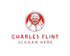 Fire Chef Restaurant  logo design