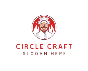 Fire Chef Restaurant  logo design