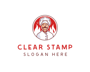 Fire Chef Restaurant  logo design