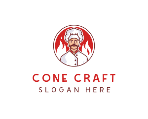 Fire Chef Restaurant  logo design