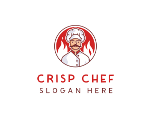 Fire Chef Restaurant  logo design