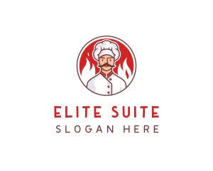 Fire Chef Restaurant  logo design