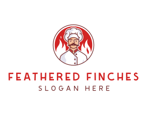 Fire Chef Restaurant  logo design