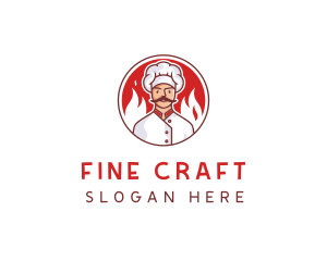 Fire Chef Restaurant  logo design