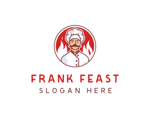 Fire Chef Restaurant  logo design