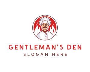 Fire Chef Restaurant  logo design