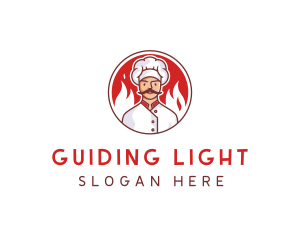 Fire Chef Restaurant  logo design