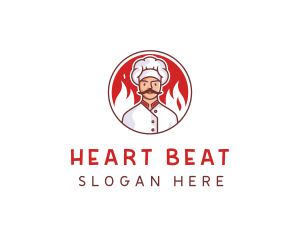 Fire Chef Restaurant  logo design