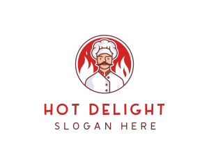 Fire Chef Restaurant  logo design