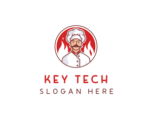 Fire Chef Restaurant  logo design