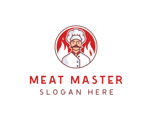 Fire Chef Restaurant  logo design