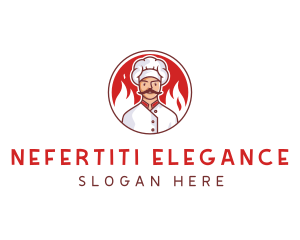 Fire Chef Restaurant  logo design