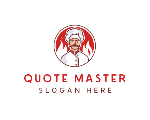 Fire Chef Restaurant  logo design