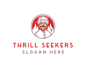 Fire Chef Restaurant  logo design