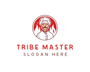 Fire Chef Restaurant  logo design