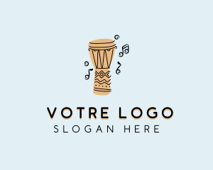 Askiko - African Djembe Percussion logo design