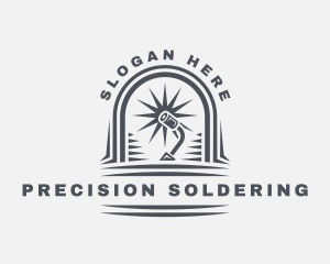 Soldering - Steelwork Metal Fabrication logo design