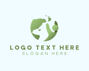 Worldwide - Globe Hug Charity Care logo design