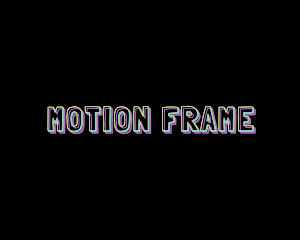 Static Motion Glitch logo design