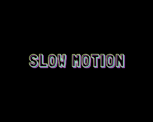 Static Motion Glitch logo design