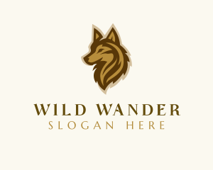 Wild Animal Wolf  logo design