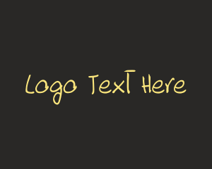 Party - Hand Drawn Font logo design