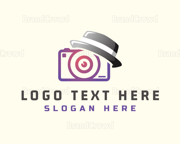 Camera Hat Photography Logo