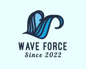 Tsunami - Surfing Beach Wave logo design