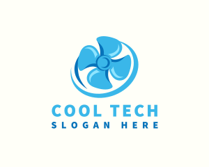 Fridge - Cold Fan Thermostat logo design