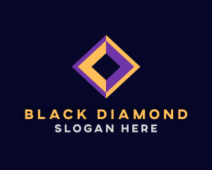 Creative Geometric Diamond logo design