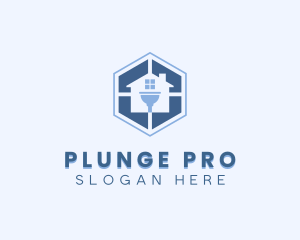 Plunger - Repair Plumbing Plunger logo design