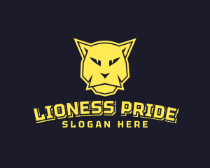 Lioness - Wild Lynx Animal logo design