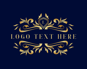 Green And Gold - Ornament Luxury Hotel logo design