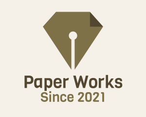 Paper - Paper Pen Page logo design