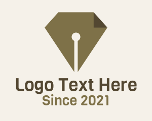 Calligrapher - Paper Pen Page logo design