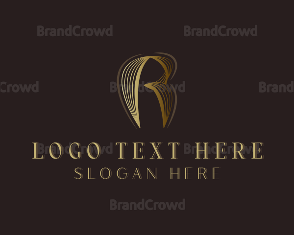 Stylish Luxury Studio Letter R Logo