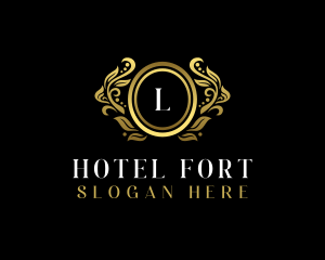 Premium Hotel Crest logo design