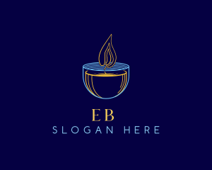 Spiritual - Candle Souvenir Decor logo design