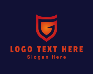 Digital Shield Letter G Logo