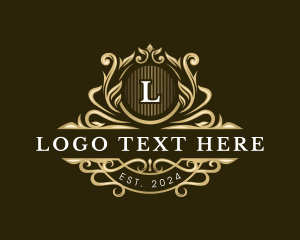 High End - Luxury Floral Ornament logo design