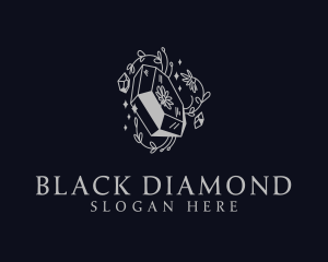 Diamond Crystal Flower logo design