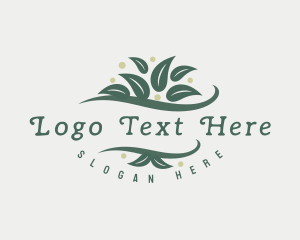 Cafe - Herbal Leaf Nature logo design
