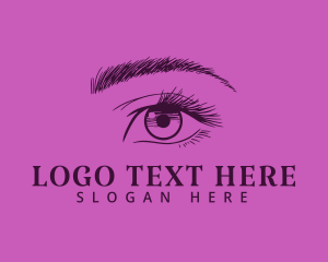 Lash Extension - Beauty Eye Microblading logo design