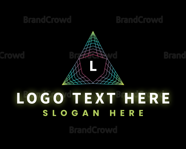 Abstract Triangle Innovation Logo