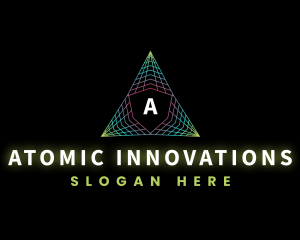 Abstract Triangle Innovation logo design