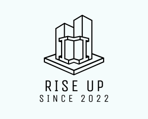 Urban City Skyscraper logo design