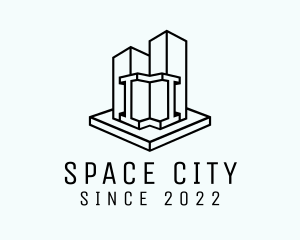 Urban City Skyscraper logo design