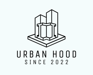 Urban City Skyscraper logo design